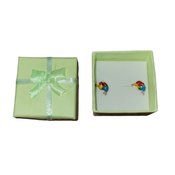 Multicolor Bird‎ Earrings - Picture 1 of 1